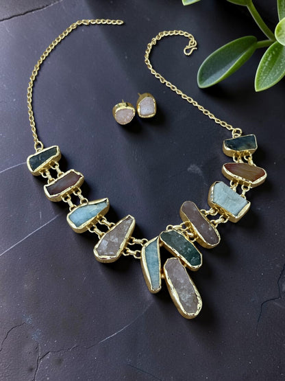 Multistone Bella Necklaces Set
