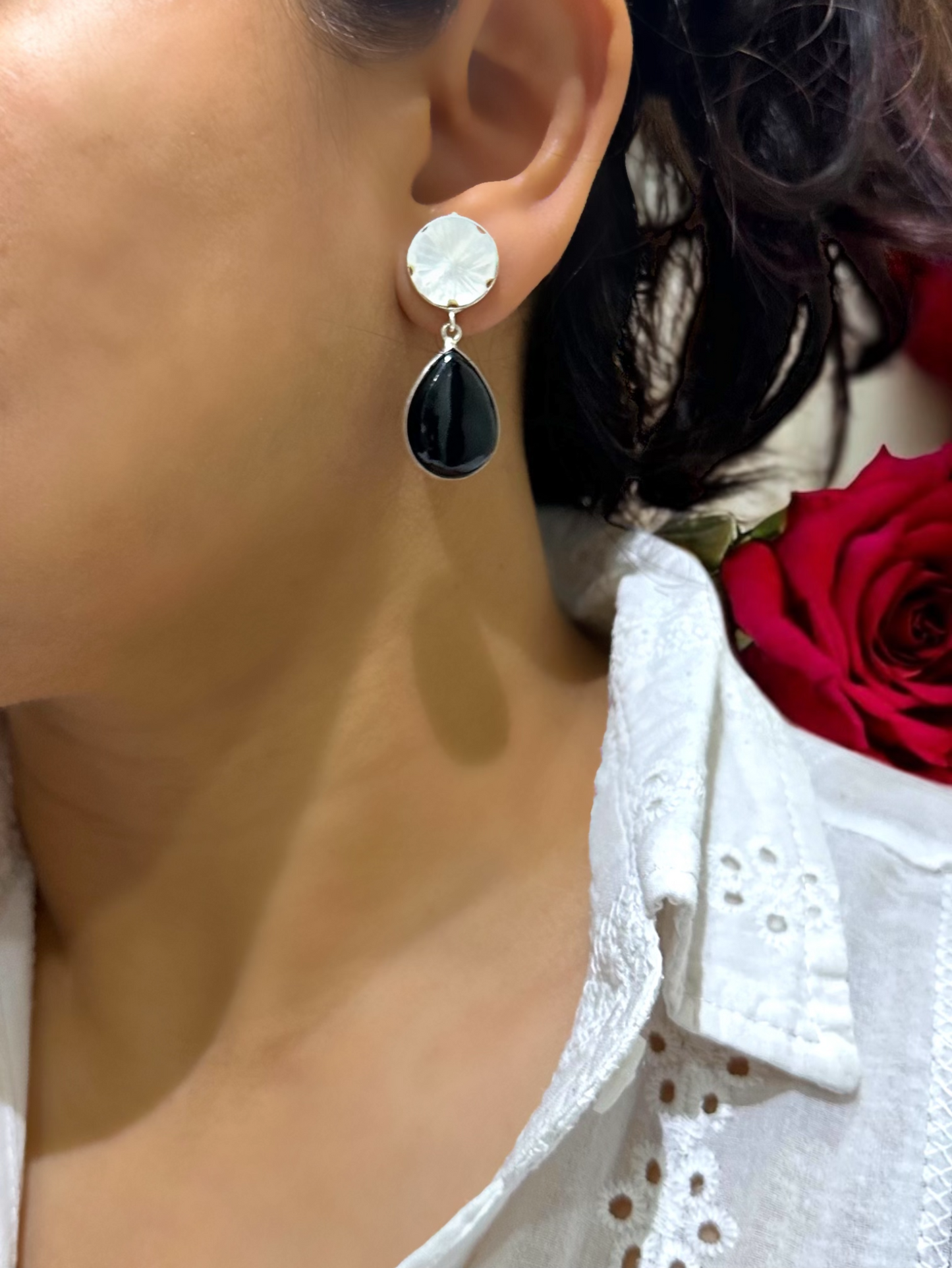 Everyday Onyx Stone Earrings