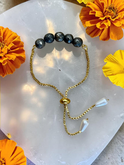 Abundance Pure Pyrite Rakhi Set